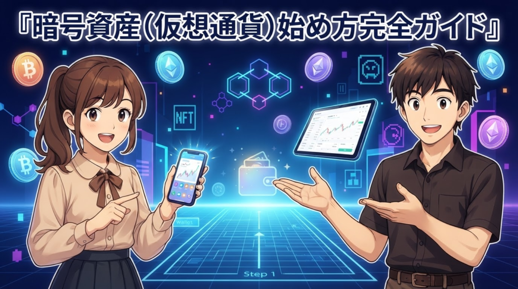 暗号資産（仮想通貨）の始め方完全ガイド【初心者向け・5ステップ】少額・安全に始めるコツ