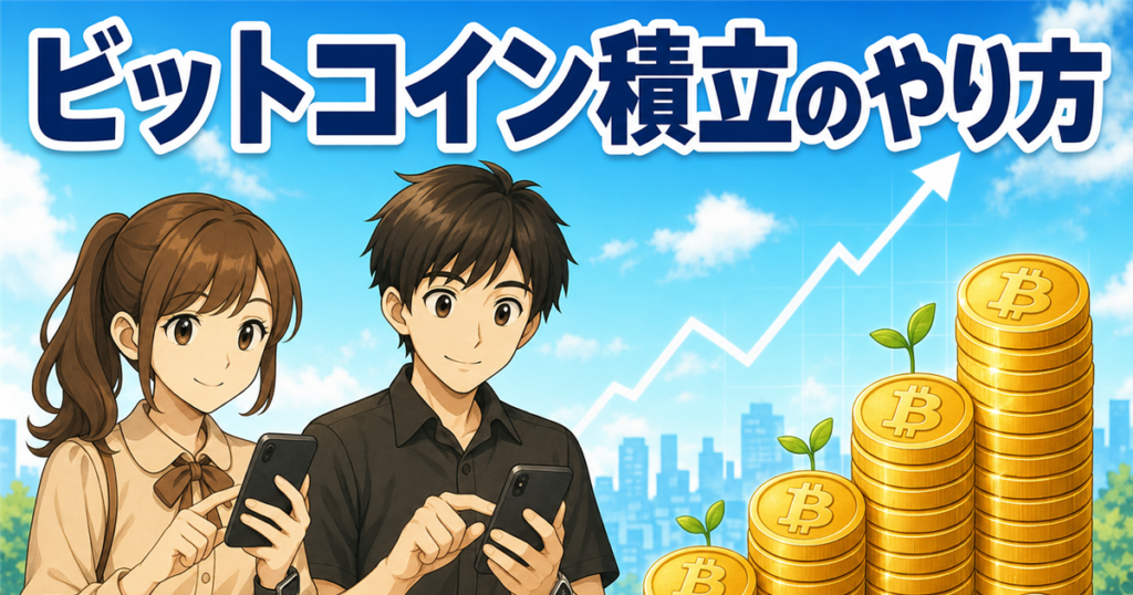 ビットコイン積立のやり方とメリット・デメリット｜初心者向けに始め方を解説【最新版】