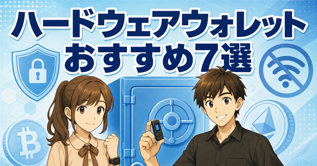【最新】ハードウェアウォレットおすすめ7選｜選び方・安全な買い方・暗号資産の移し方まで完全ガイド