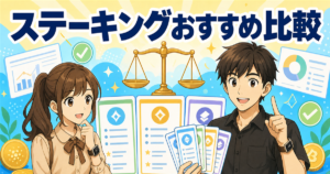 仮想通貨ステーキングおすすめ取引所を比較|初心者向けの選び方を解説