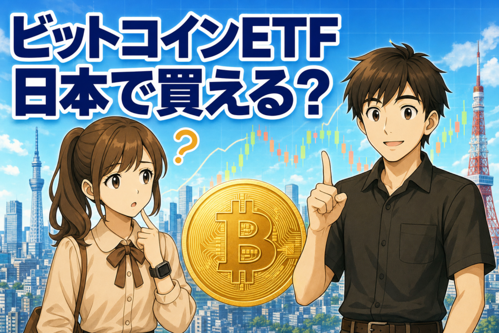 【結論】ビットコインETFは日本ではまだ買えない！今できる現実的な投資方法を初心者向けに解説