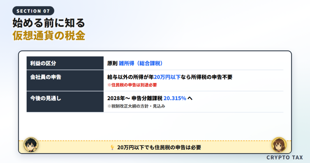 始める前に知っておく仮想通貨の税金